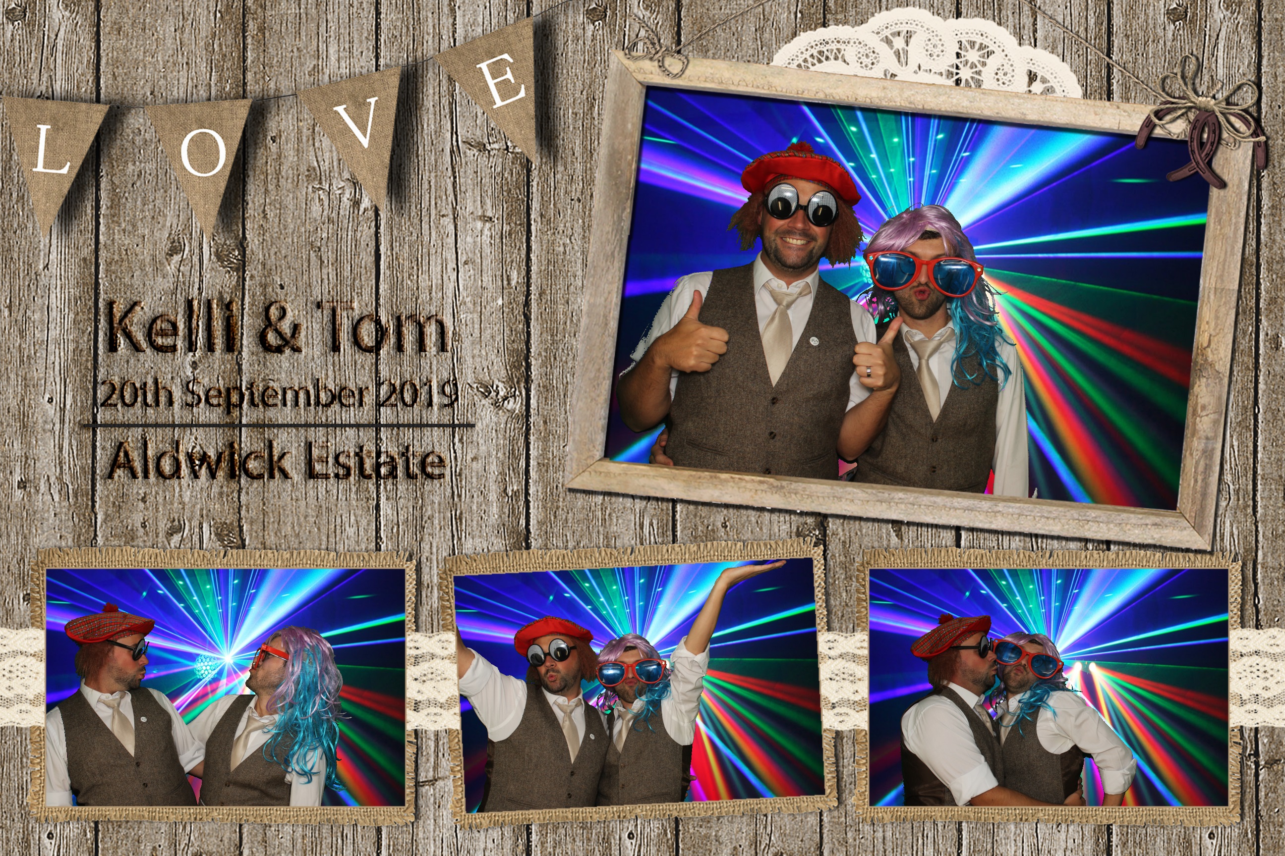 Kelli & Tom's Wedding | View more photos from the event at images.mobile-photo-booth.com/u/MobilePhotoBoothUK/Kelli-Toms-Wedding